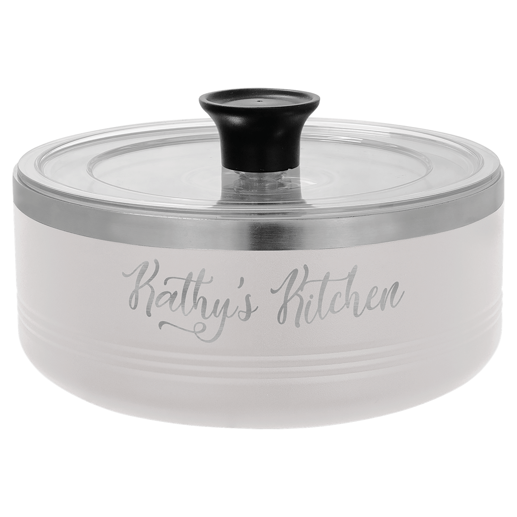 Black 9" Aluminum Pie Pan with Lid