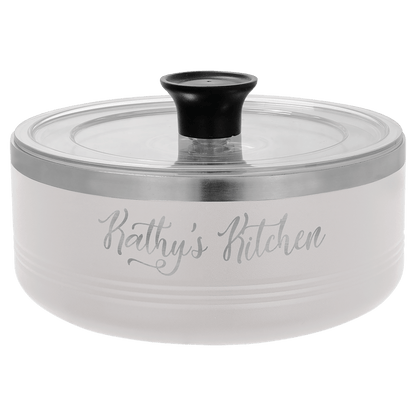 Black 9" Aluminum Pie Pan with Lid