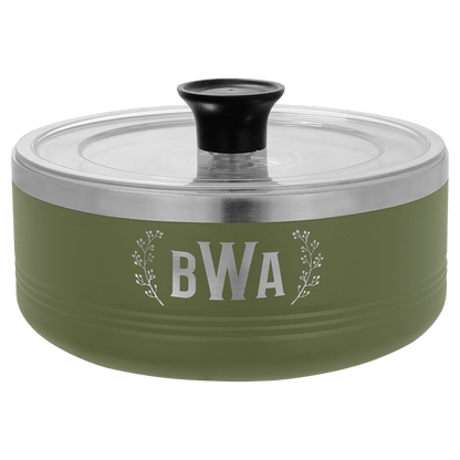 Black 9" Aluminum Pie Pan with Lid