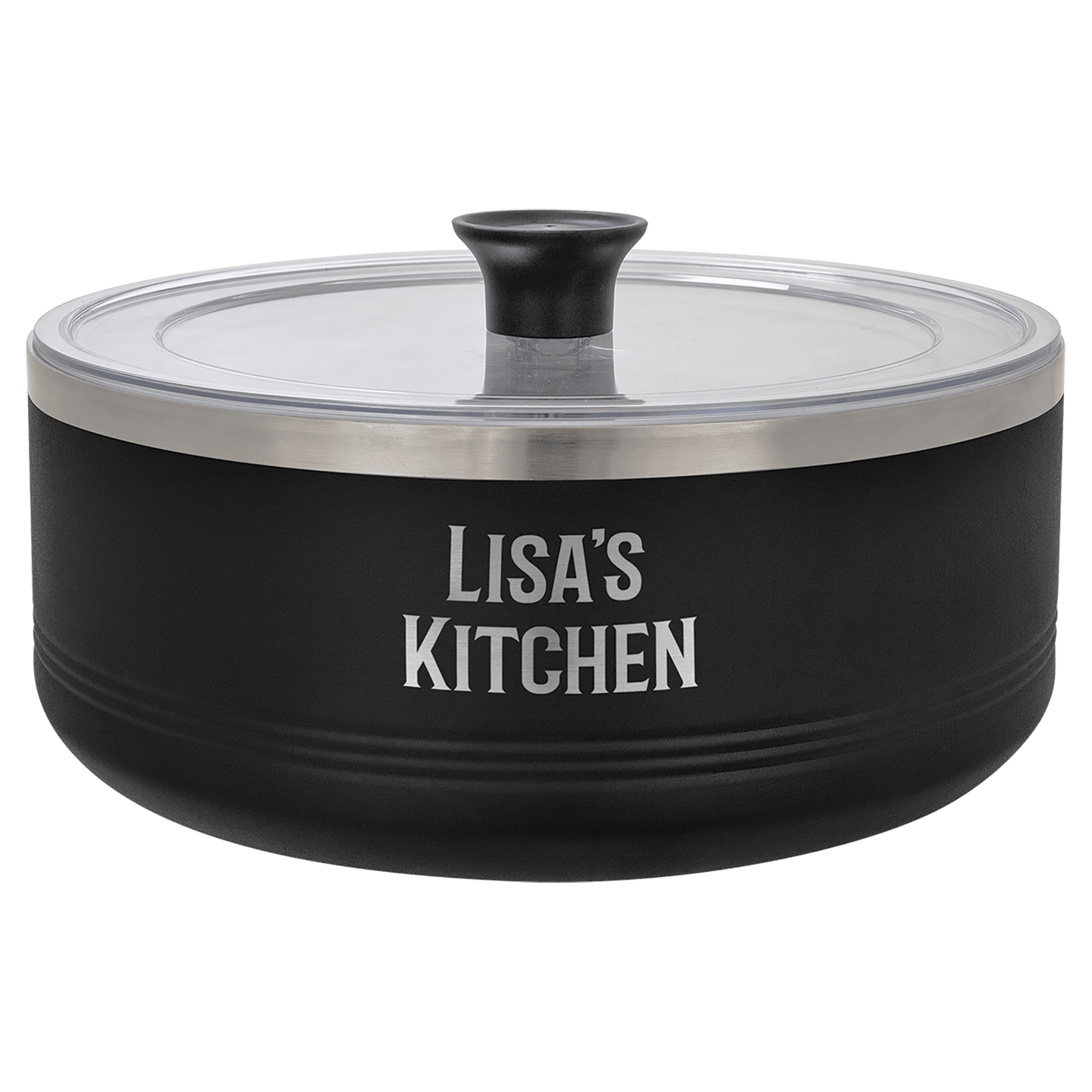 Black 9" Aluminum Pie Pan with Lid