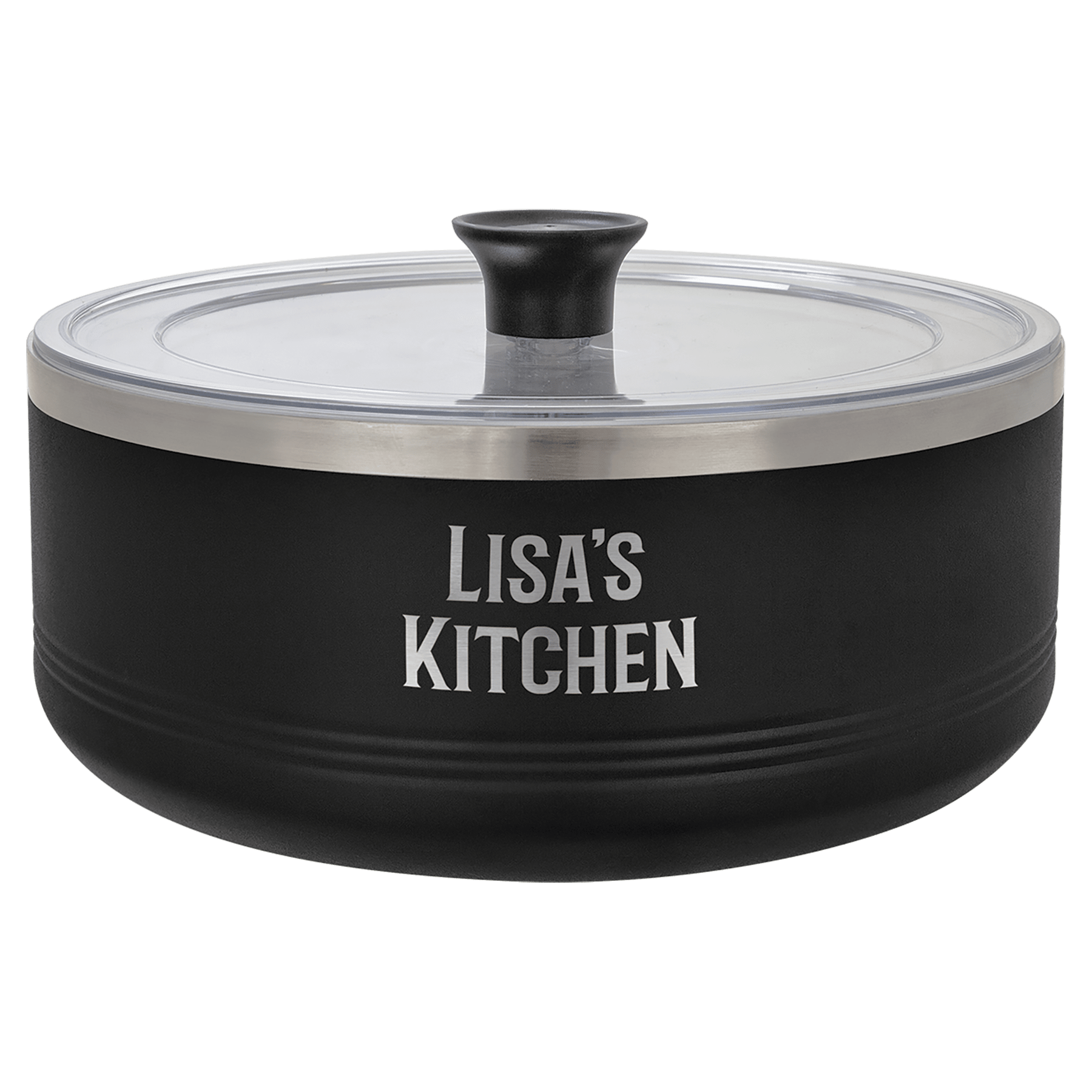 Black 9" Aluminum Pie Pan with Lid