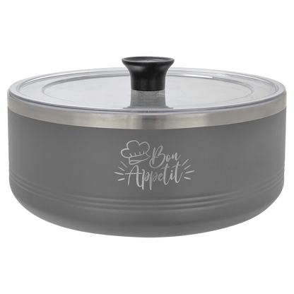 Black 9" Aluminum Pie Pan with Lid