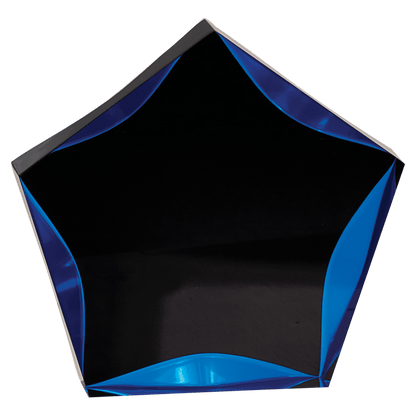 Black/Blue 5" Luminary Star Acrylic