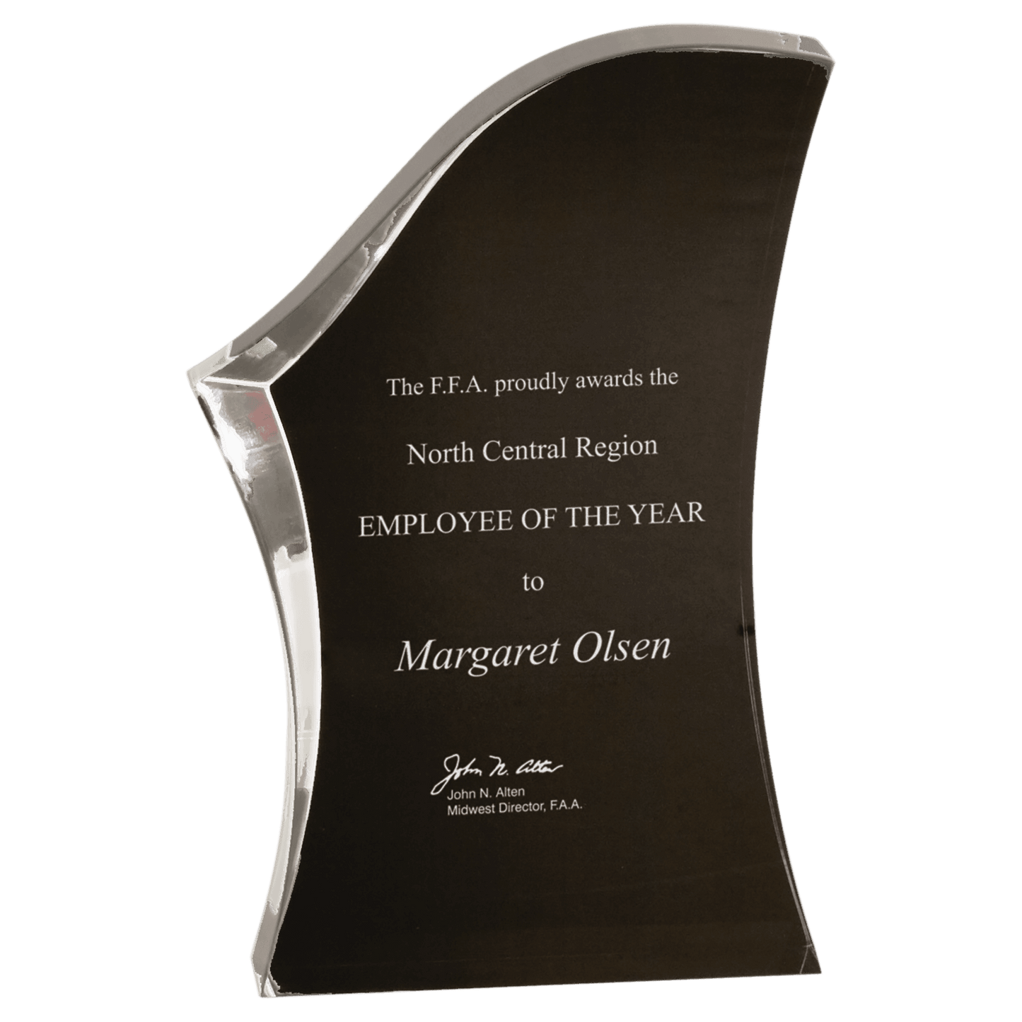 Black/Clear 7"/ Luminary Surge Acrylic