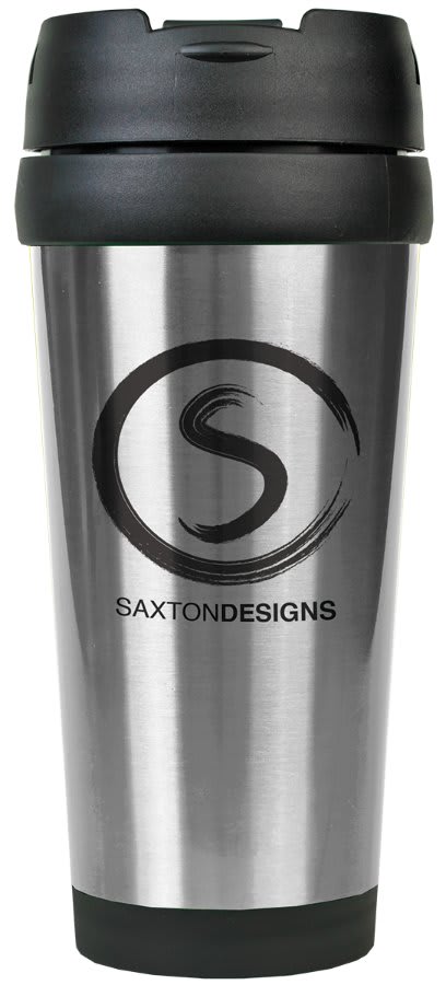 Silver Stainless Steel 16 oz. Travel Mug without Handle