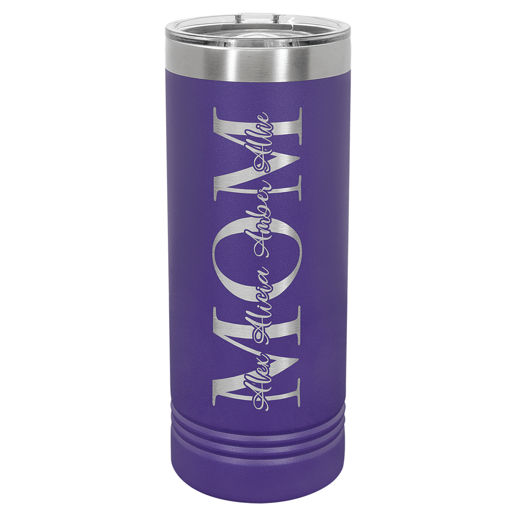 Purple Polar Camel 22 oz. Skinny Tumbler with Slider Lid