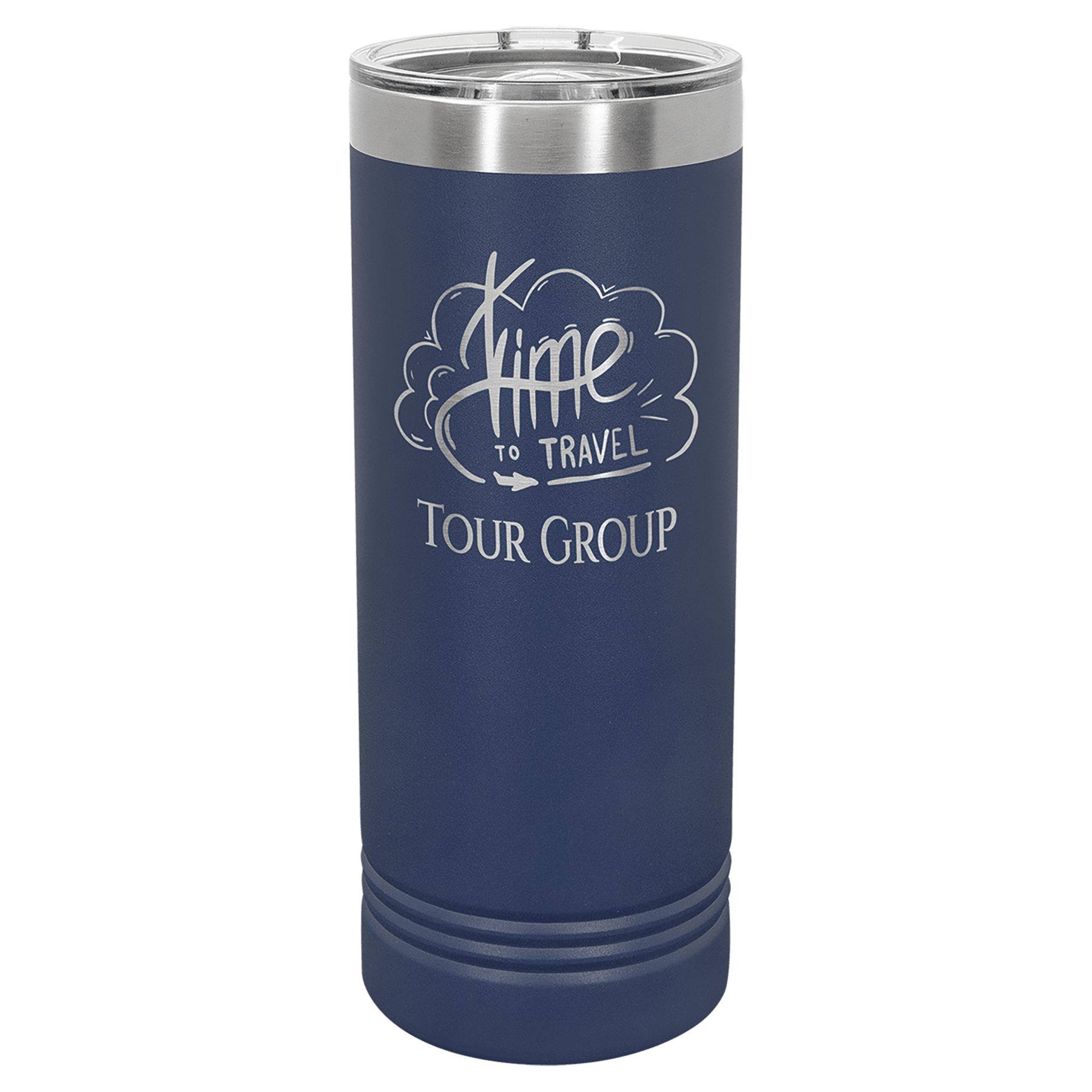 Navy Blue Polar Camel 22 oz. Skinny Tumbler with Slider Lid