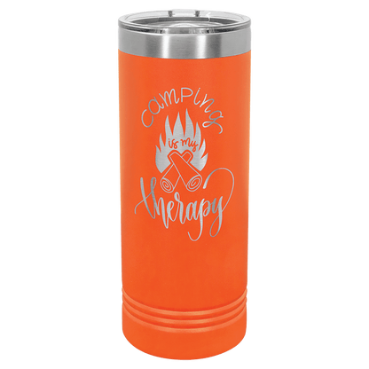 Orange Polar Camel 22 oz. Skinny Tumbler with Slider Lid