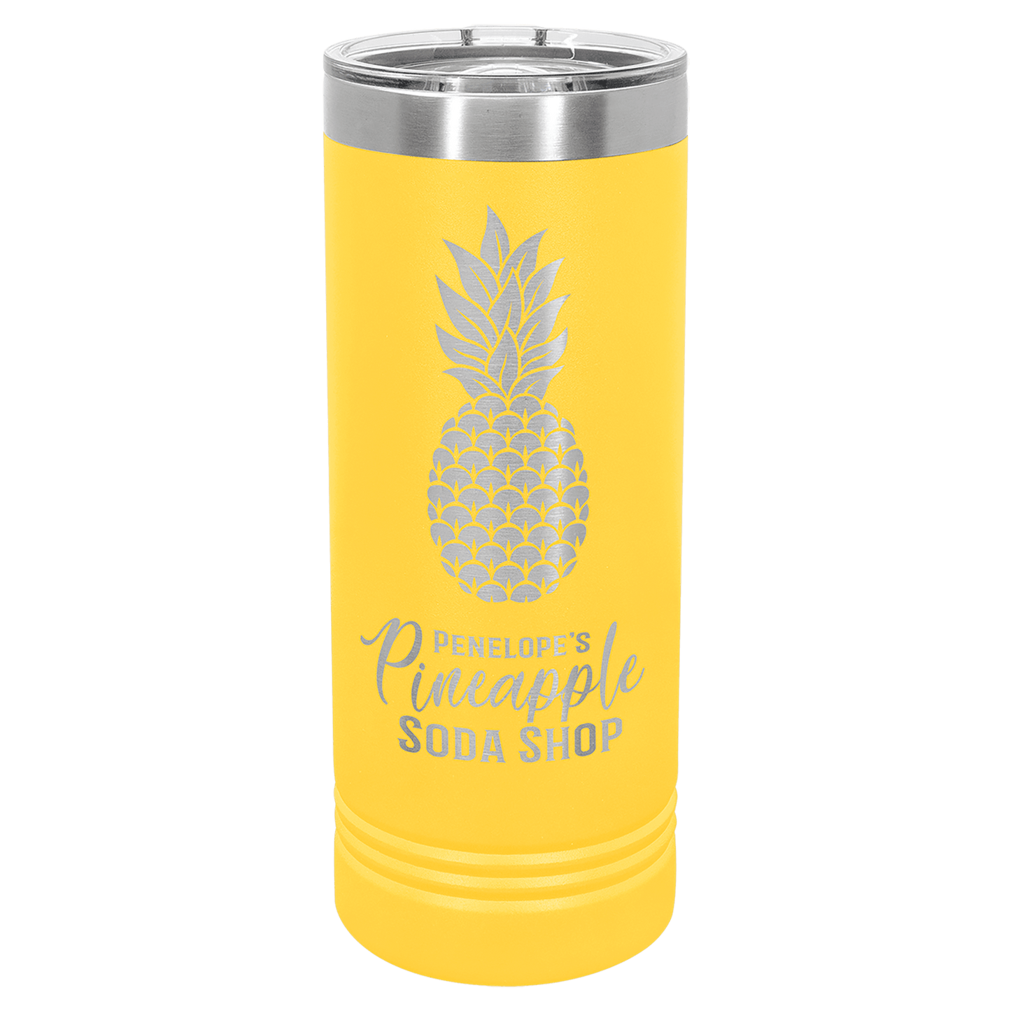 Yellow Polar Camel 22 oz. Skinny Tumbler with Slider Lid