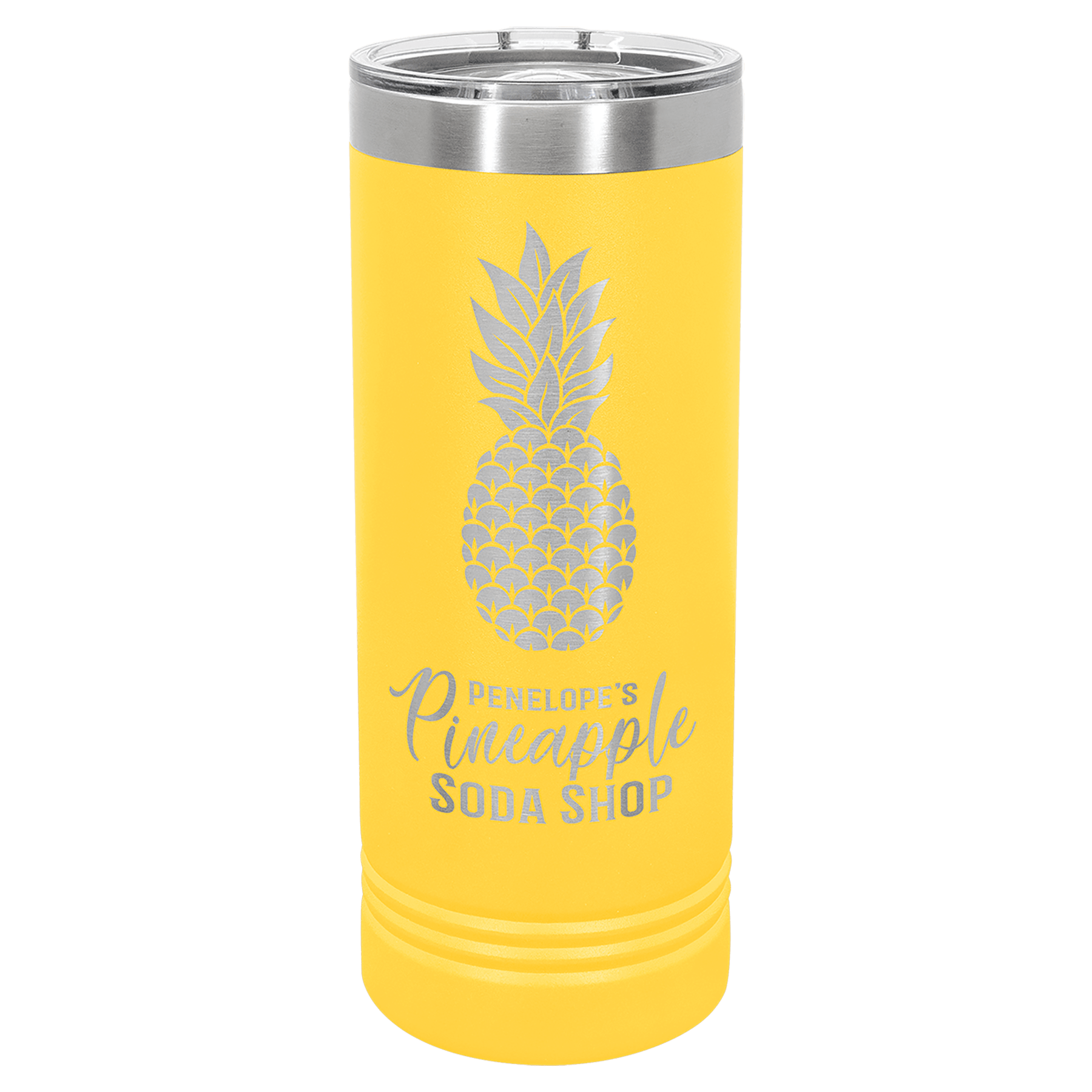 Yellow Polar Camel 22 oz. Skinny Tumbler with Slider Lid