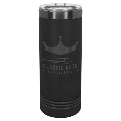 Black/Ghost Black Polar Camel 22 oz. Skinny Tumbler