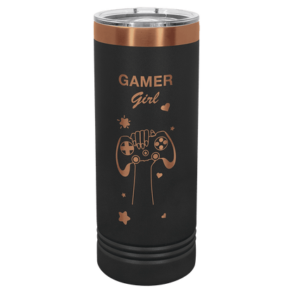 Black/Rose Gold Polar Camel 22 oz. Skinny Tumbler