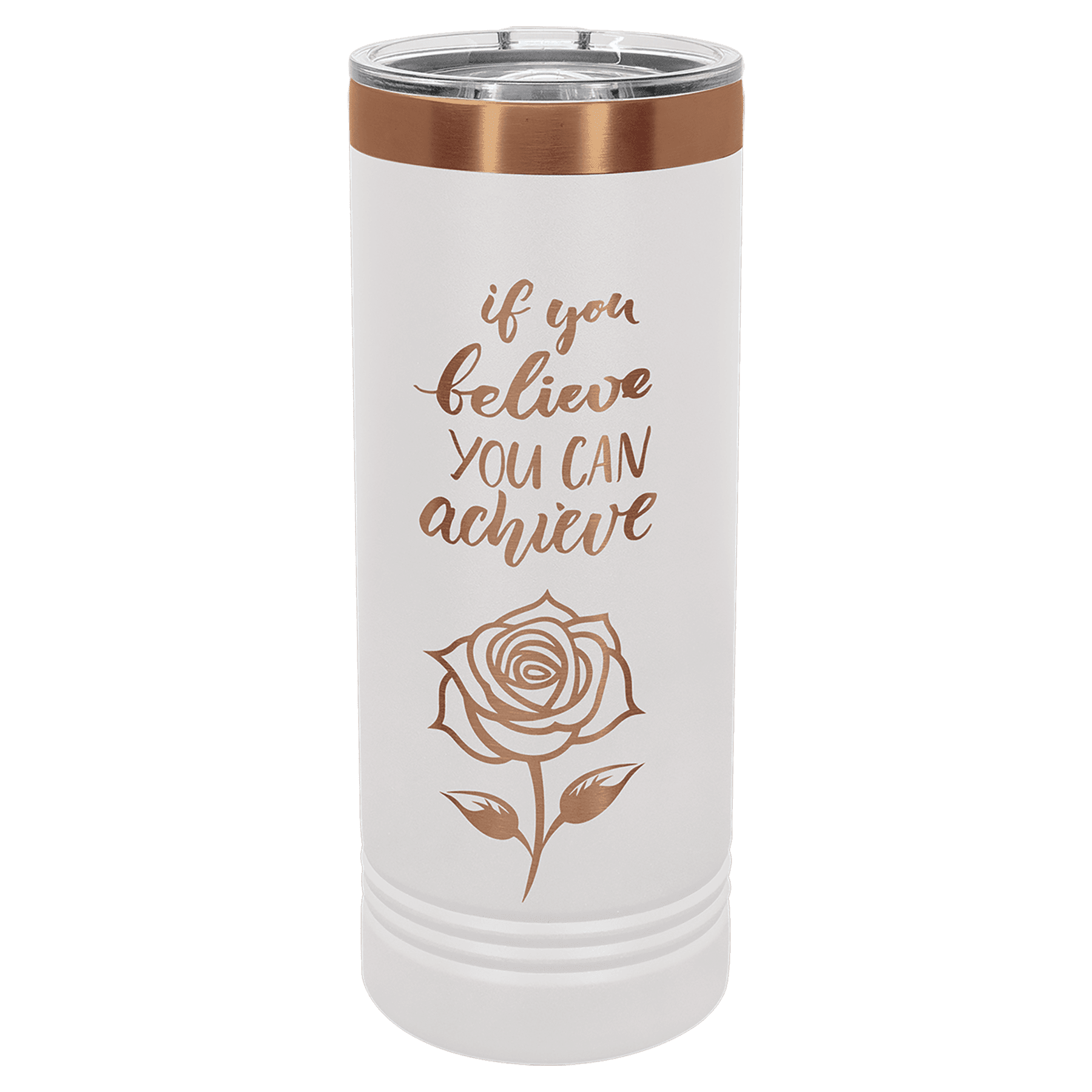 White Rose Gold Polar Camel 22 oz. Skinny Tumbler