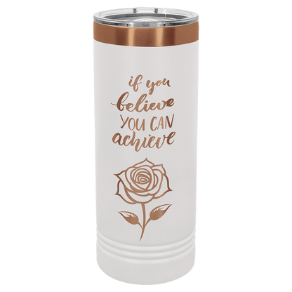 White Rose Gold Polar Camel 22 oz. Skinny Tumbler