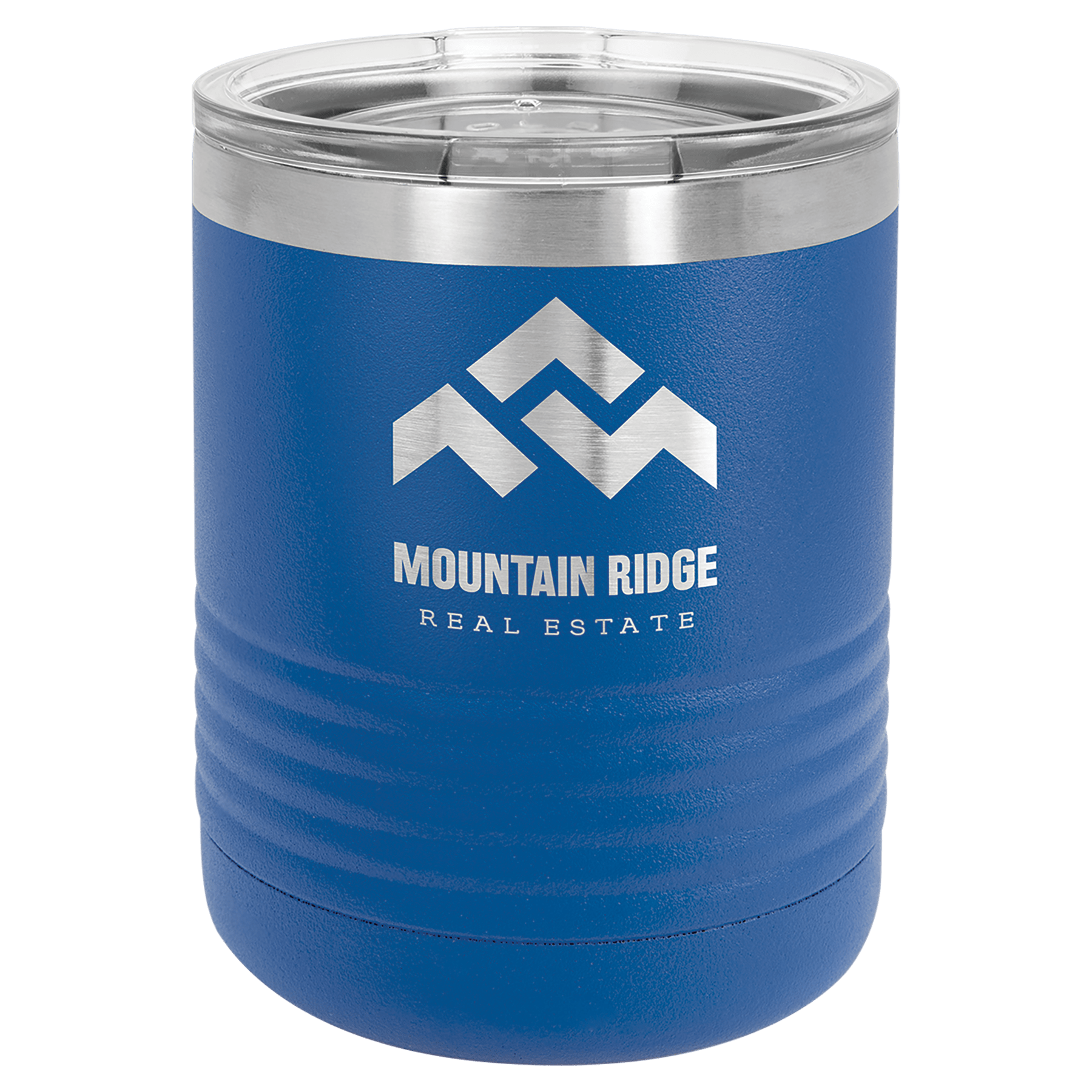 Royal Blue Polar Camel 10 oz. Vacuum Insulated Ringneck Tumbler with Clear Lid