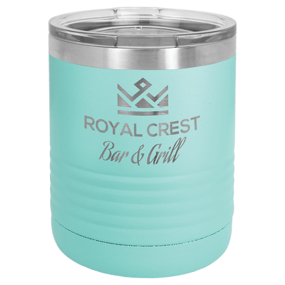 Teal Polar Camel 10 oz. Vacuum Insulated Ringneck Tumbler with Clear Lid