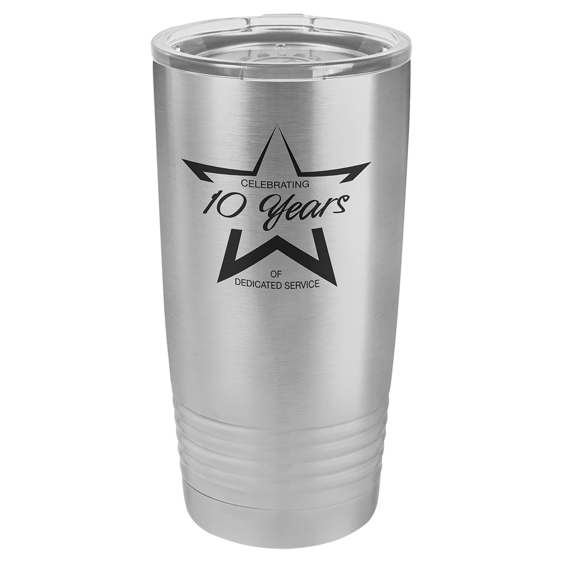 Stainless Steel Polar Camel 20 oz. Ringneck Tumbler with Logo Lid
