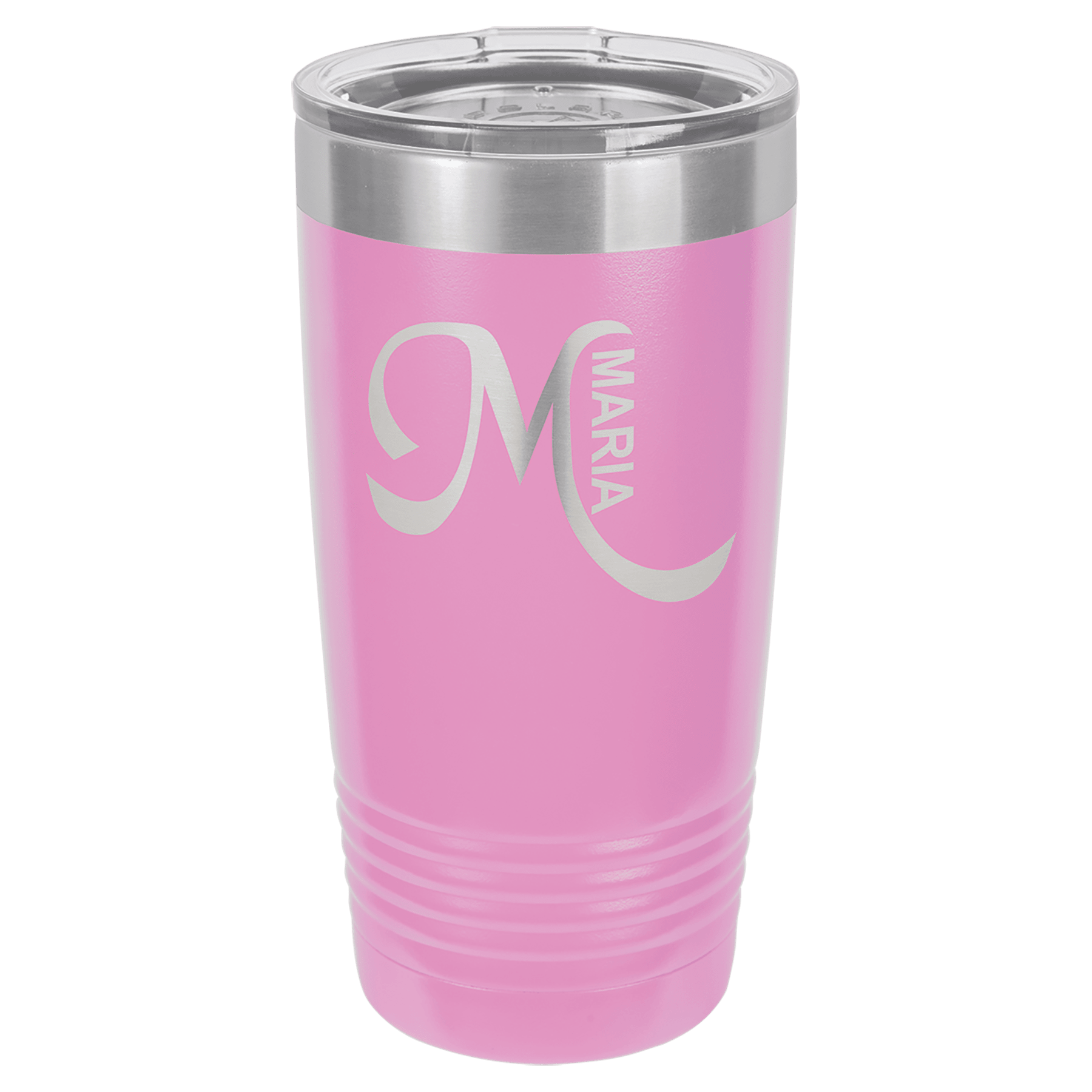 Light Purple Polar Camel 20 oz. Ringneck Tumbler with Logo Lid