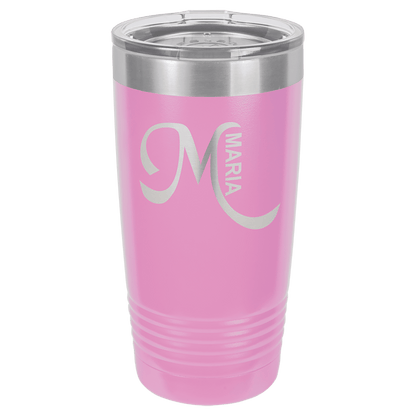 Light Purple Polar Camel 20 oz. Ringneck Tumbler with Logo Lid