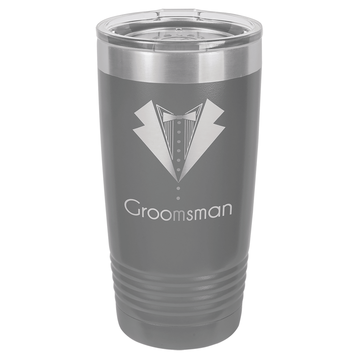 Dark Gray Polar Camel 20 oz. Ringneck Tumbler with Logo Lid
