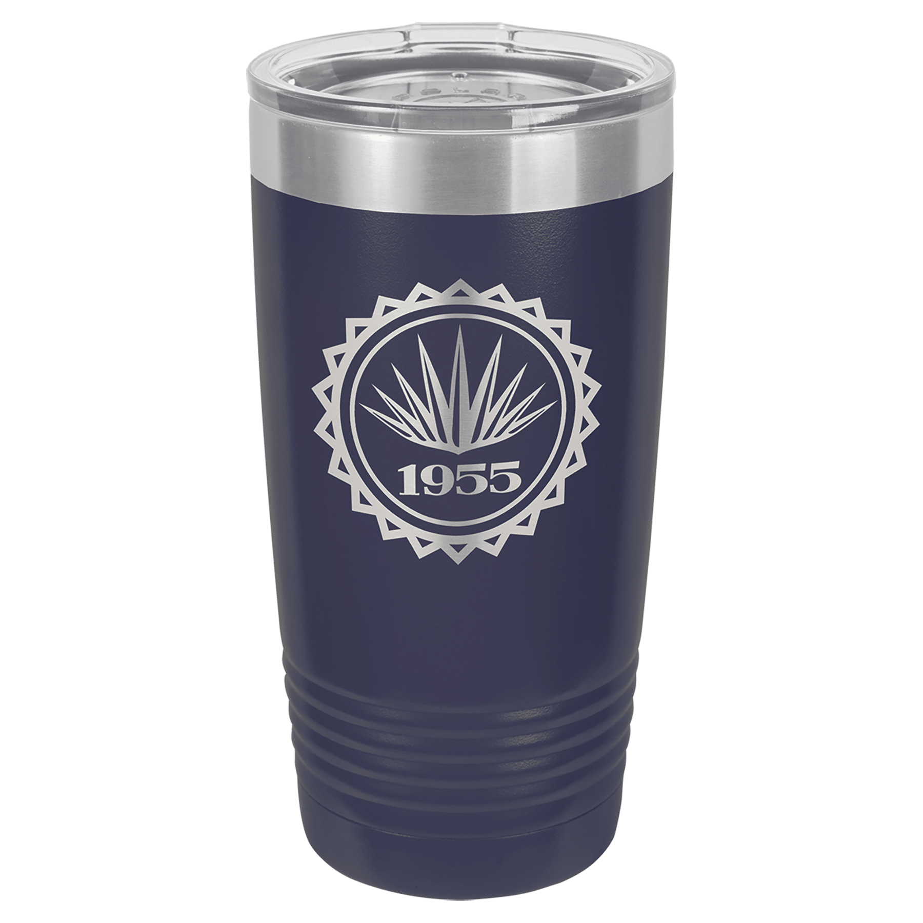 Navy Blue Polar Camel 20 oz. Ringneck Tumbler with Logo Lid