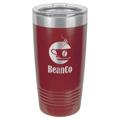 Maroon Polar Camel 20 oz. Ringneck Tumbler with Logo Lid