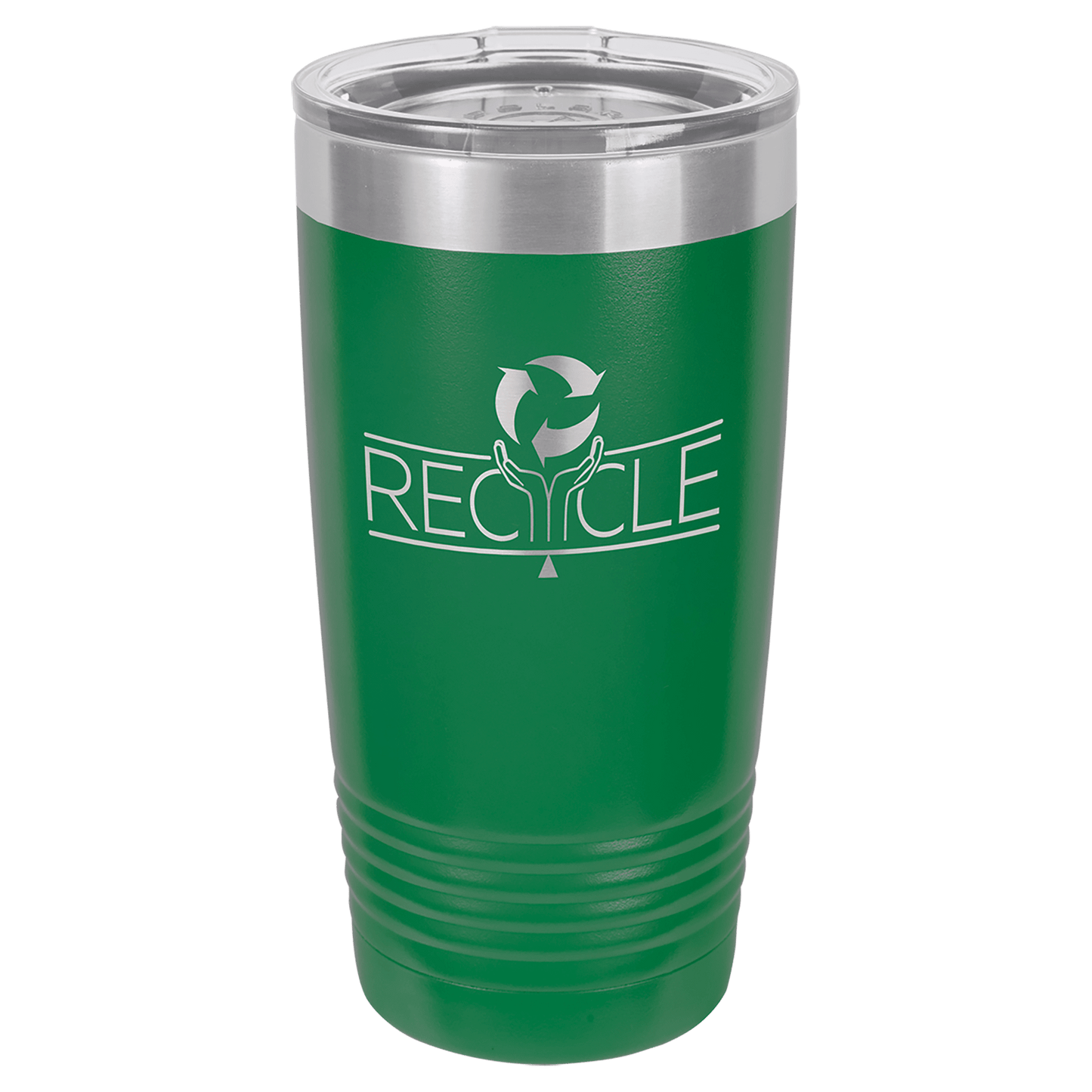 Green Polar Camel 20 oz. Ringneck Tumbler with Logo Lid