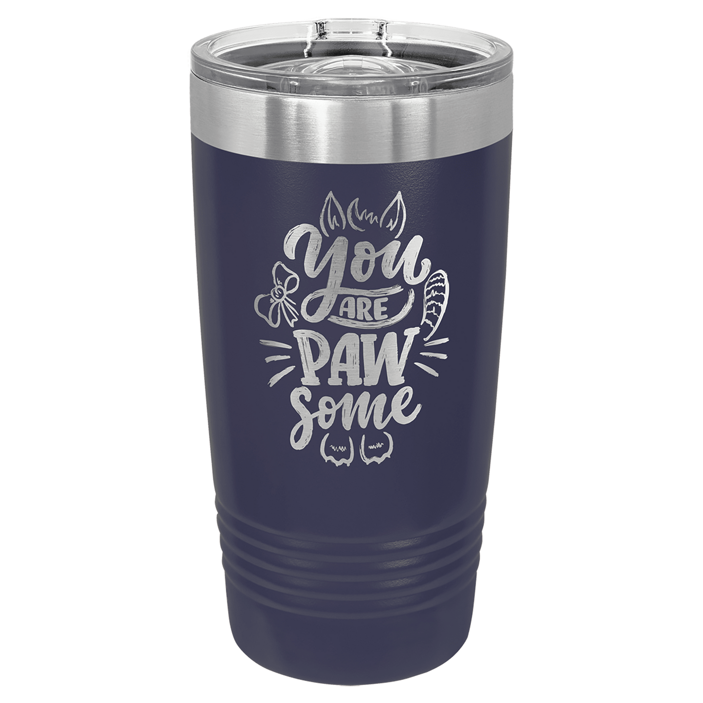 Navy Blue Polar Camel 20 oz. Ringneck Tumbler with Slider Lid