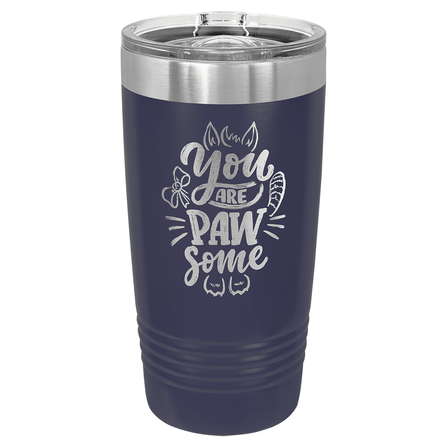 Navy Blue Polar Camel 20 oz. Ringneck Tumbler with Slider Lid