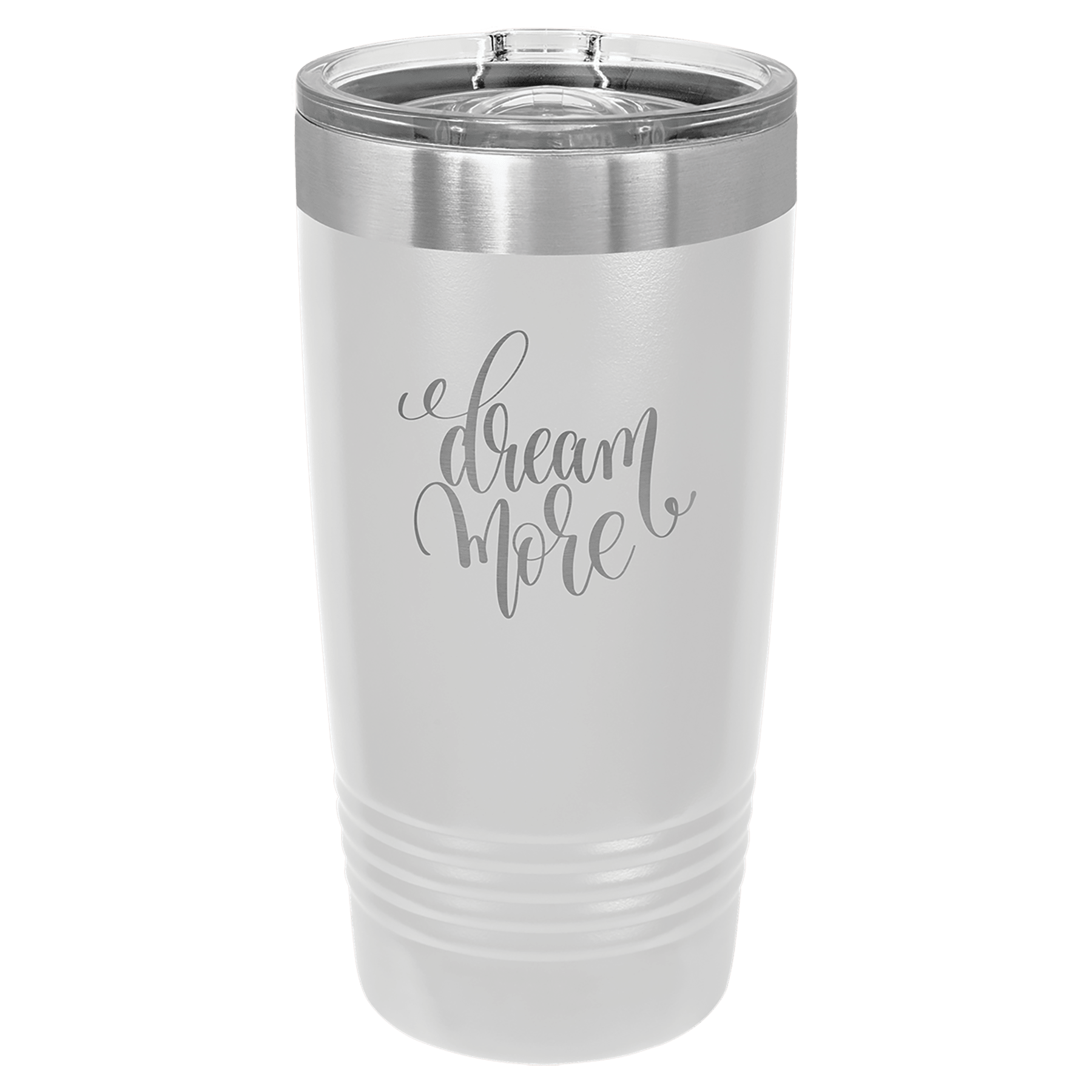 White Polar Camel 20 oz. Ringneck Tumbler with Slider Lid