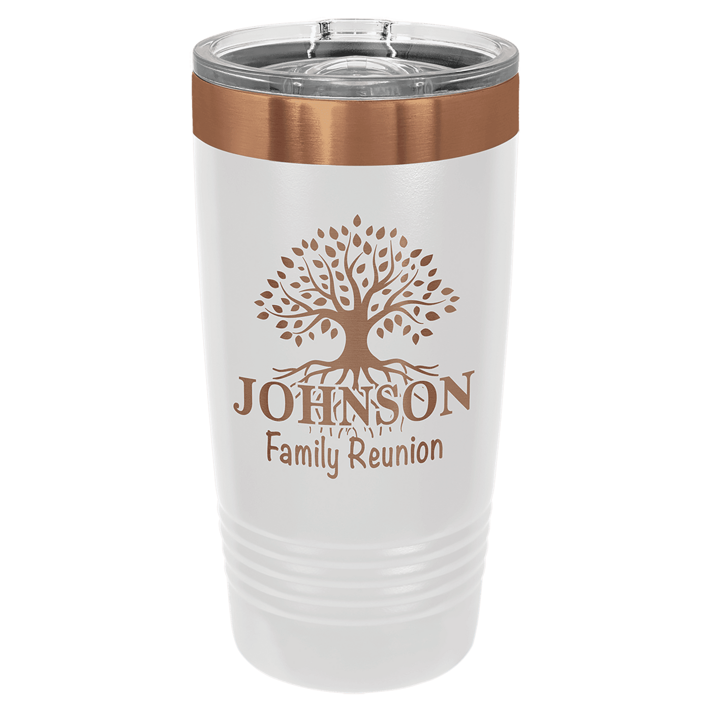 White Rose Gold Polar Camel 20 oz. Ringneck Tumbler
