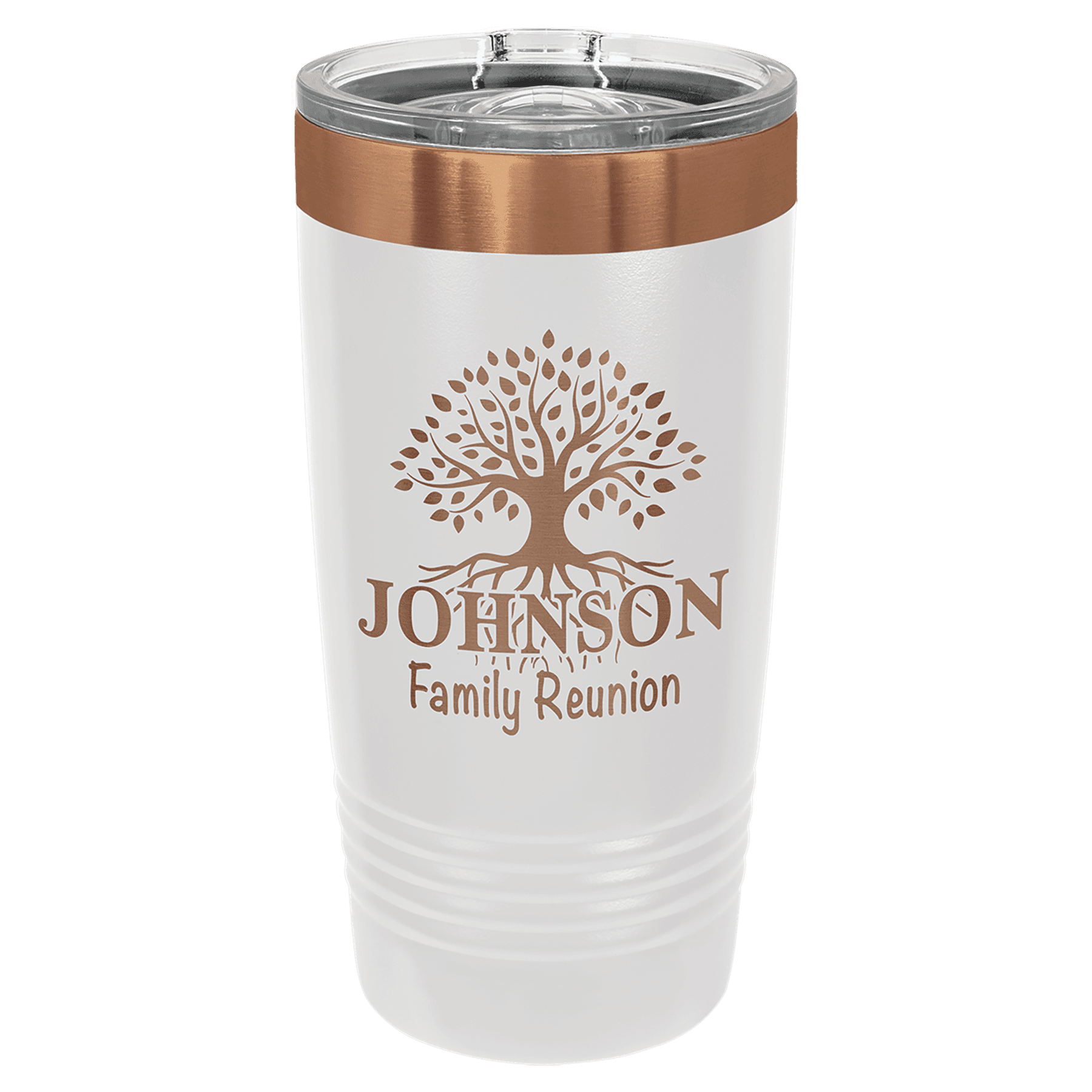 White Rose Gold Polar Camel 20 oz. Ringneck Tumbler