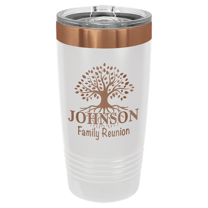 White Rose Gold Polar Camel 20 oz. Ringneck Tumbler