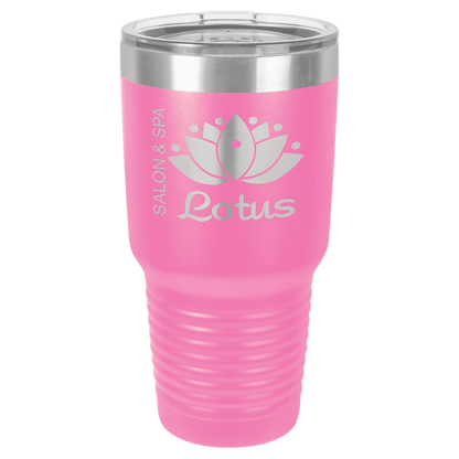 Pink Polar Camel 30 oz. Ringneck Tumbler with Logo Lid