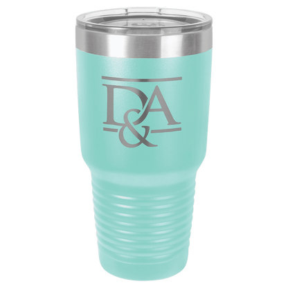Teal Polar Camel 30 oz. Ringneck Tumbler with Logo Lid