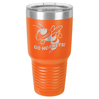 Orange Polar Camel 30 oz. Ringneck Tumbler with Logo Lid