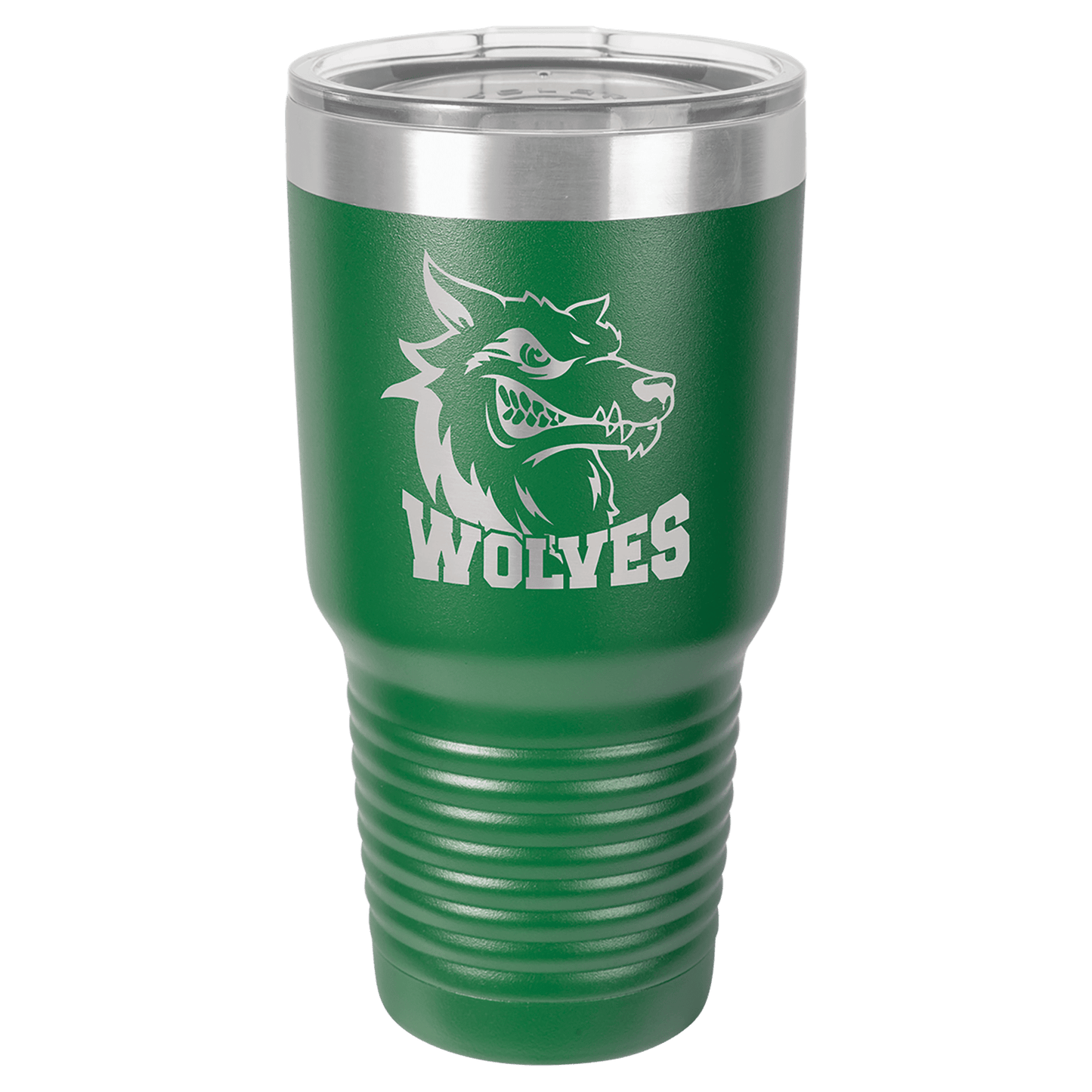Green Polar Camel 30 oz. Ringneck Tumbler with Logo Lid
