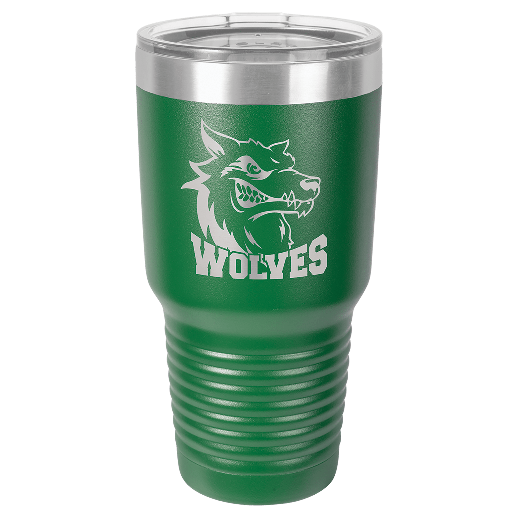 Green Polar Camel 30 oz. Ringneck Tumbler with Logo Lid