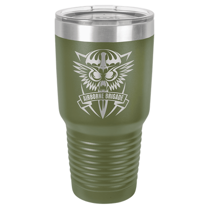 Olive Green Polar Camel 30 oz. Ringneck Tumbler with Logo Lid