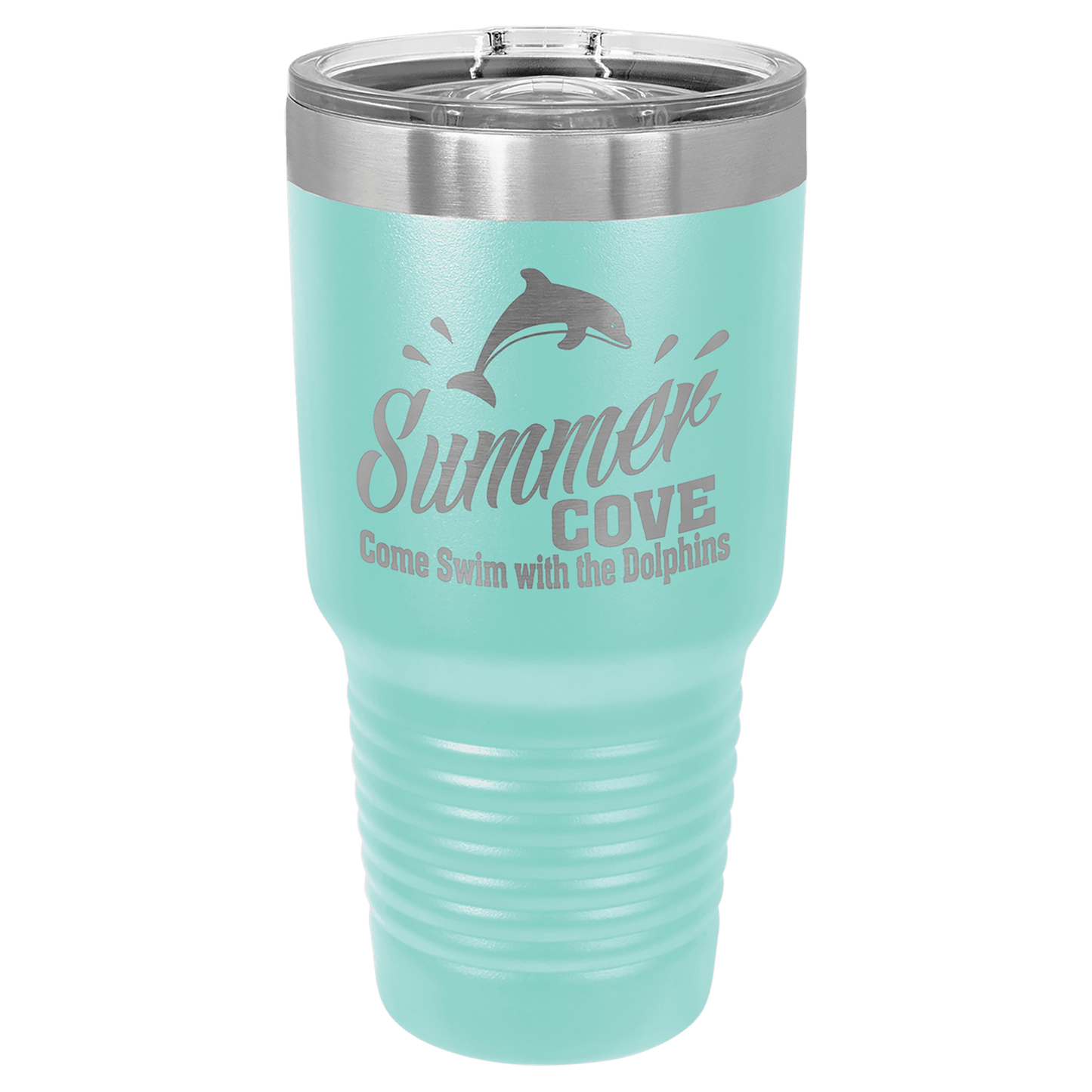 Teal Polar Camel 30 oz. Ringneck Tumbler with Slider Lid