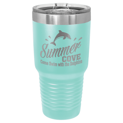 Teal Polar Camel 30 oz. Ringneck Tumbler with Slider Lid