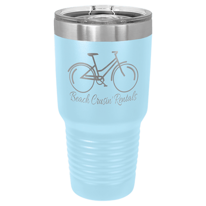 Light Blue Polar Camel 30 oz. Ringneck Tumbler with Slider Lid