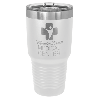 White Polar Camel 30 oz. Ringneck Tumbler with Slider Lid