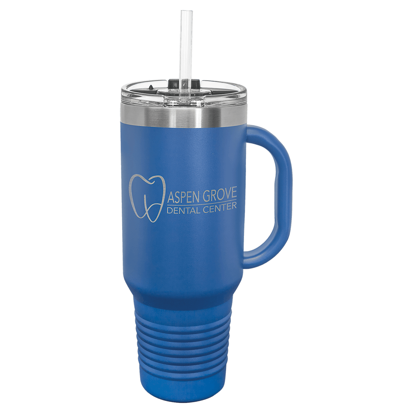 Royal Blue Polar Camel 40 oz. Travel Mug with Snap Lid & Straw