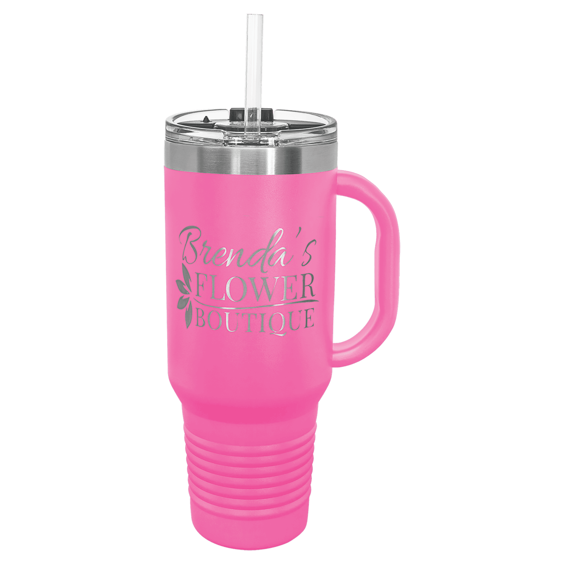 Pink Polar Camel 40 oz. Travel Mug with Snap Lid & Straw