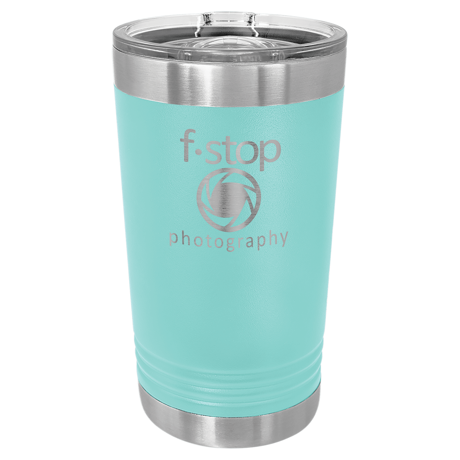 Teal Polar Camel 16 oz. Pint with Slider Lid