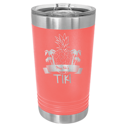 Coral Polar Camel 16 oz. Pint with Slider Lid