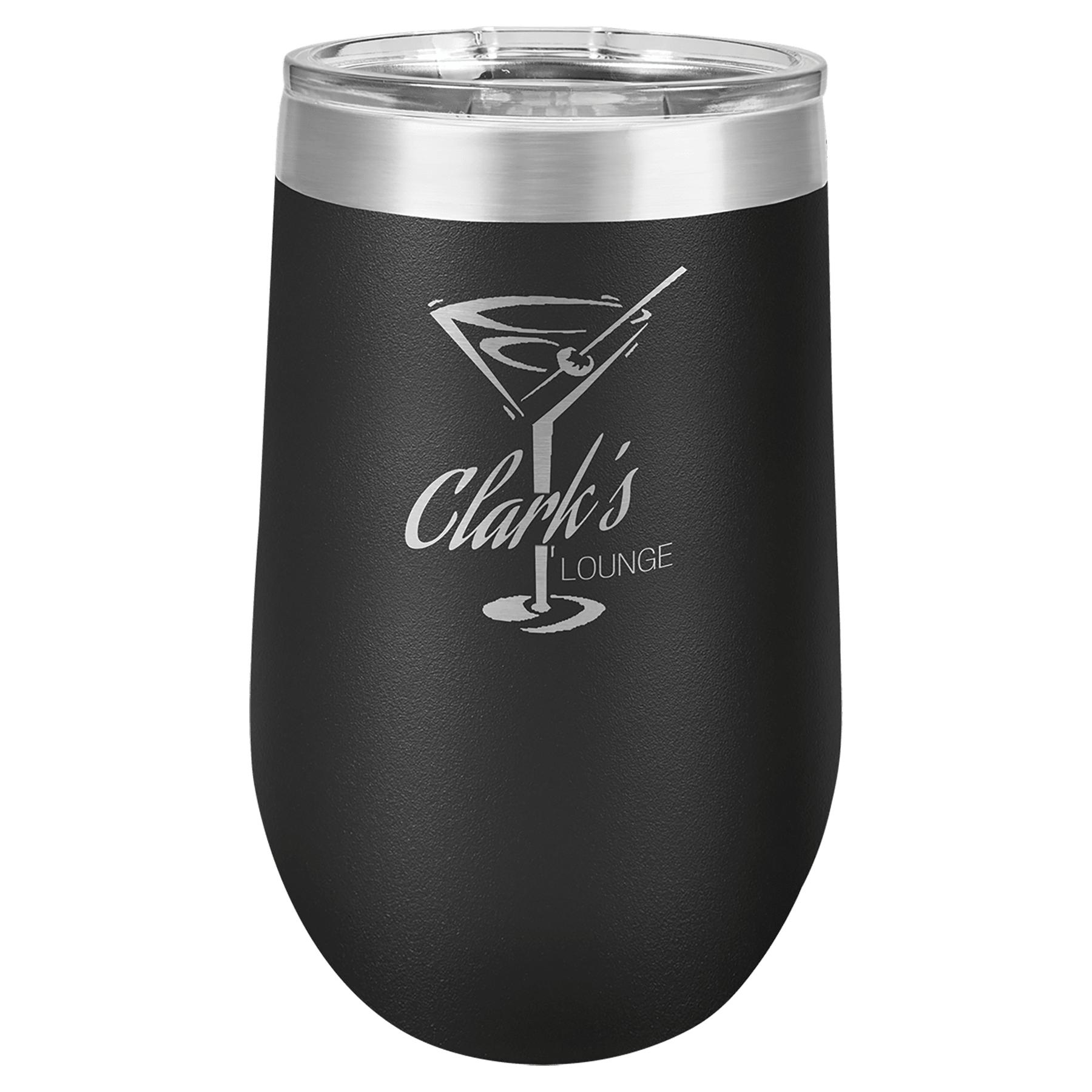 Black Polar Camel 16 oz. Vacuum Insulated Stemless Tumbler with Lid