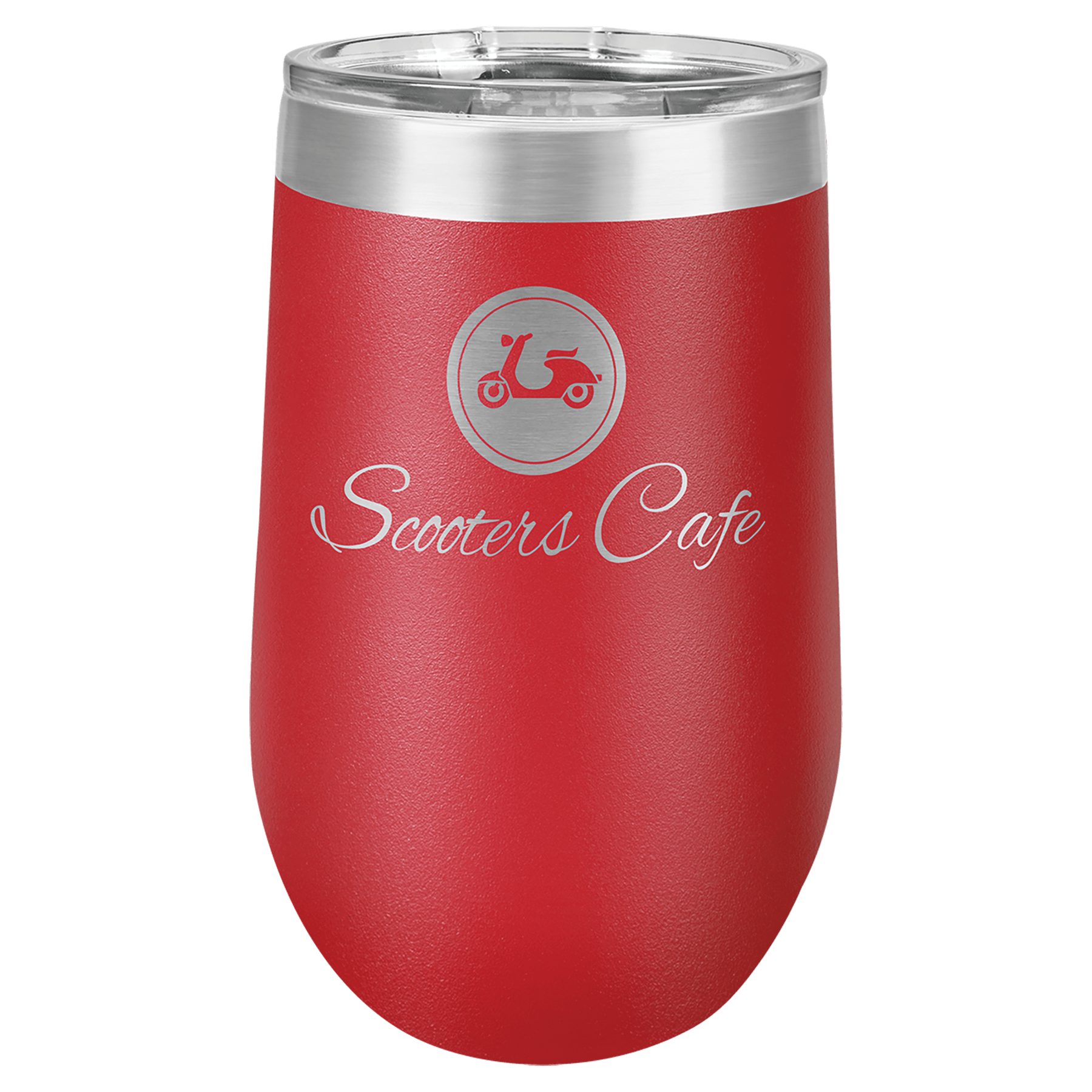 Red Polar Camel 16 oz. Vacuum Insulated Stemless Tumbler with Lid