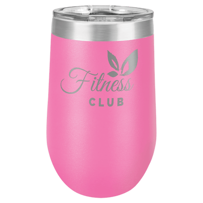 Pink Polar Camel 16 oz. Vacuum Insulated Stemless Tumbler with Lid